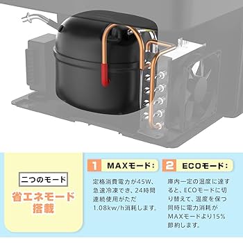 【１回のみ使用‼️】F40C4TMP 車載冷蔵庫 18L ポータブル 急速冷凍 Amazon.co.jp: F40C4TMP 車載冷蔵庫 18L -22℃～10℃ 急速冷凍 25